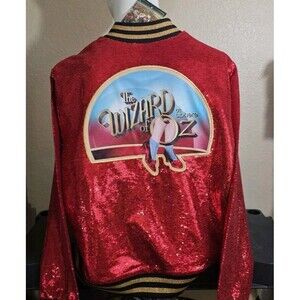Wizard Of Oz Sphere Las Vegas Sequin Red Jacket Size Medium NWT